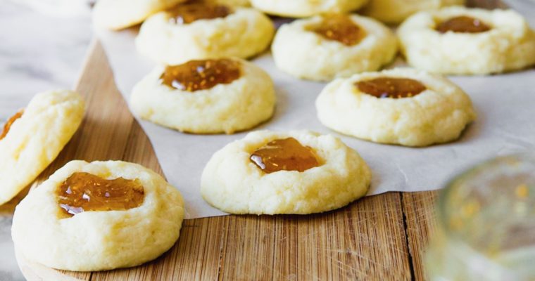 Soft Ricotta Cookies with Fig Jam