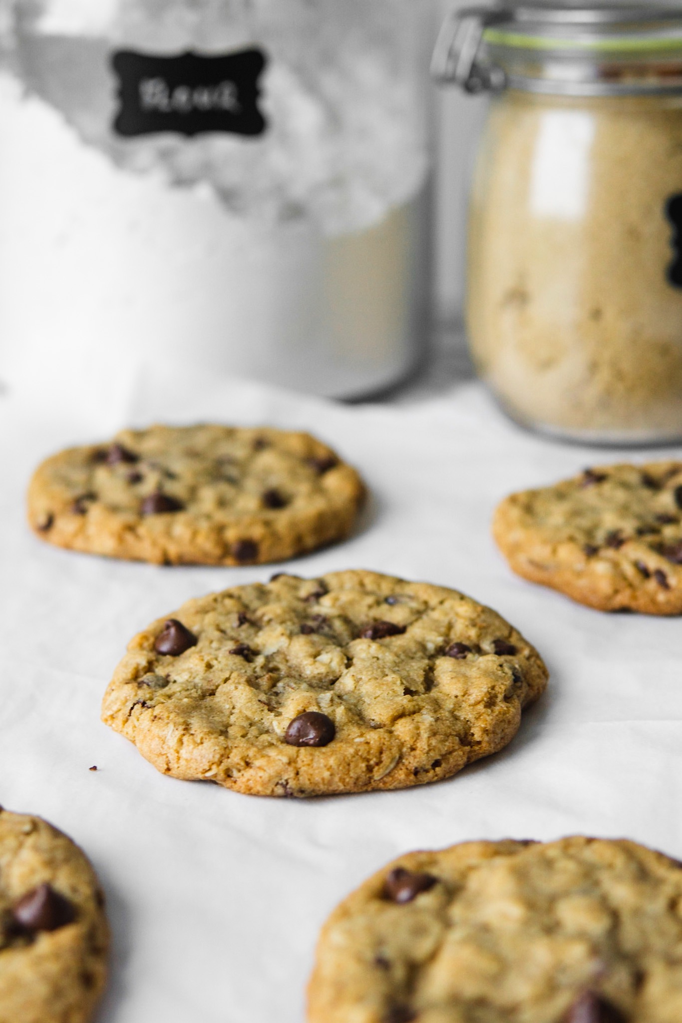 Bakery-Style Oatmeal Chocolate Chip Cookies *with brown butter!