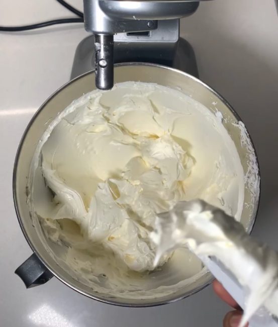 buttercream with butter added