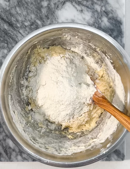 additional flour added to Homemade Cinnamon Rolls dough