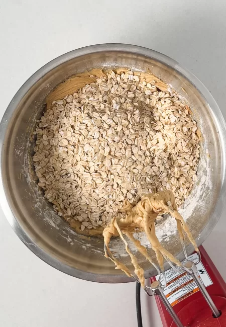 oats added to cookie dough