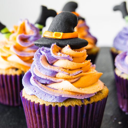 halloween funfetti cupcakes