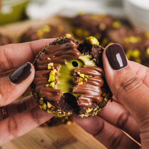 Chocolate Pistachio Cookies (Gluten Free)