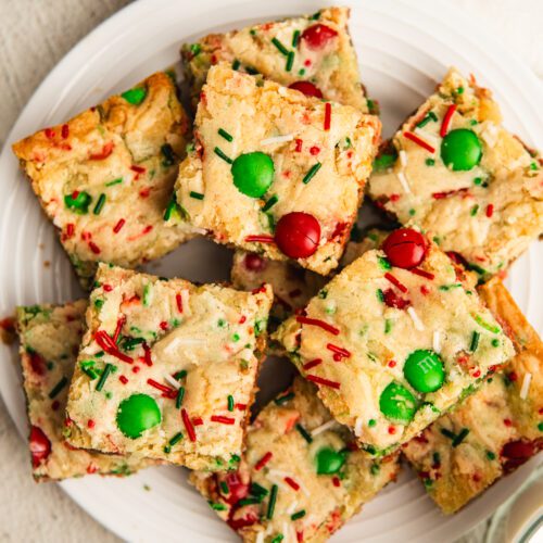 Christmas Blondies
